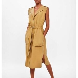 Zara Tan Midi Dress